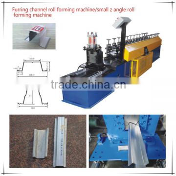 Omega furring roll forming machine