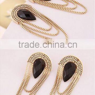 The New Bohemian Long High Temperament Tassel Exaggerated Earring Factory China photo-5
