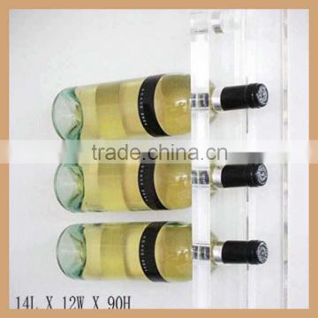 acrylic wine stand display rack for wine bottle