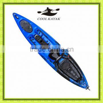 Non-transparent Plastic Kayak Fishing Canoe With Pedal Made in China photo-3