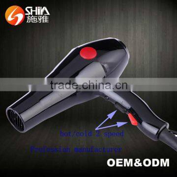 2100W Hairdresser High Temperature Hot And Cold Air Hair Dryer Professional For Salon With Nozzles