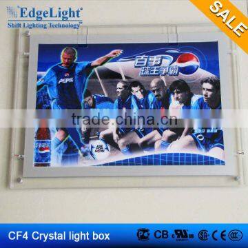 edgelight CF4 ailluminated bar signs crystal light box