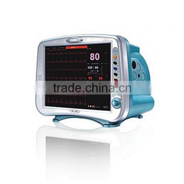 Portable multiparameter patient monitor -- advanced, highly qualified -- with 7" LCD and CE certificate