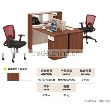 E1 MDF melamine workstation desk