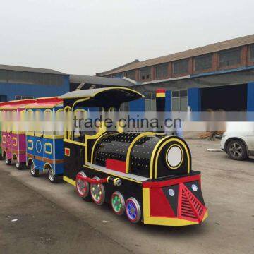 amusement park games electric trackless train for sale