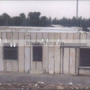 Precast wall panels in construction