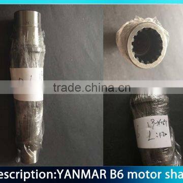 B6 travel gear shaft excavator gear shaft for B6