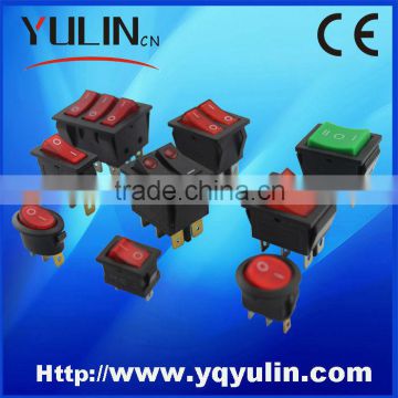 YULIN PA66 KCD1 KCD8 KCD4 ON OFF 125VAC Rocker Switch