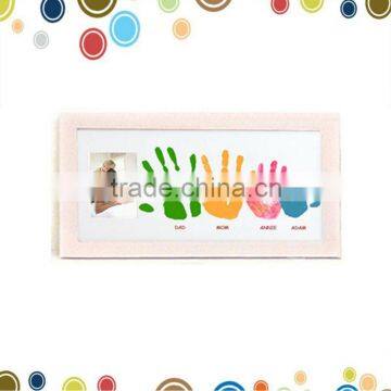 Keepsake baby clay handprint family paint print kit