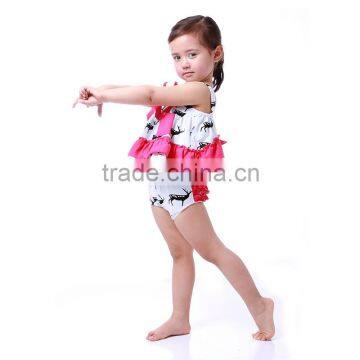 Hot Sale 2016 New Arrival Summer Wholesale Swing Top Bloomer Sets For Kids photo-2