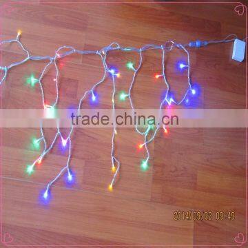 Rubber wire led icicle light 60cm 90cm