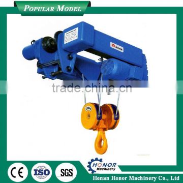 Wire Rope Motor Hoist Wire Rope Hoist Load Capacity:0.5T-100T Single Speed Hoist