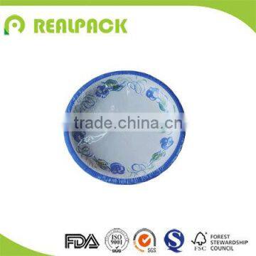 Disposable fruit paper plates pe coating