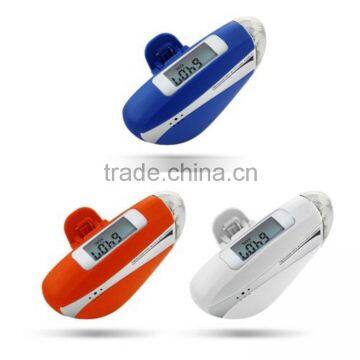 5 Steps Error Correction pedometers Emergency Siren Torch Light pedometers with 3 white LEDs