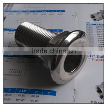 316 stainless steel marine boat hardware throug hull factory from China