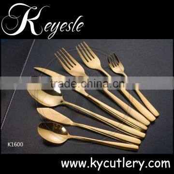 chinese cutlery, wedding cutlery, gold plated cutlery