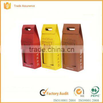 Luxury wine packaging customized logo boxes hot sale Eco-friendly wine corrugated carton box packaging                        
                                                                                Supplier's Choice