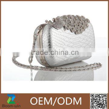 hot selling new style design PU lady party evening bag