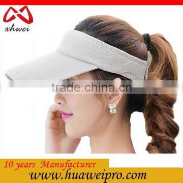 Factory Direct Wholesale Visor Cap Custom Sun Visor Cap Hat