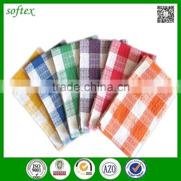 China Supplier Cheap Jacquard Kitchen Towel Cotton Check Waffle photo-6