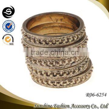Top sale Fashion gold 925 silver ring rings