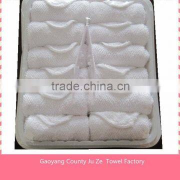 25*25cm cheap airline hot towels