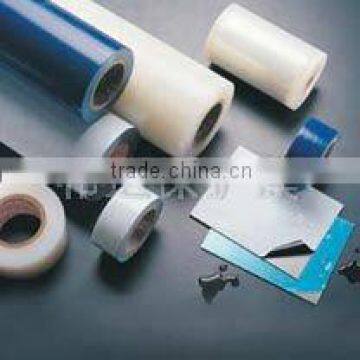 Protective film for decorative laminate