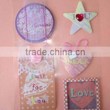 Decorateive Wholesale Custom Adhesive 3D Paper Stickers