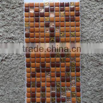 YA0667 Mix color Crystal glass mosaic tile 300x300MM