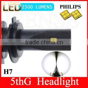 5th Generation low power 20W 2500lm H8 H10 H11 H1 H3 H4 C-R-E-E Ph-ilip LED headlight H7