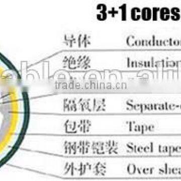 0.6/1KV YJV22 3X4MM+E power cable