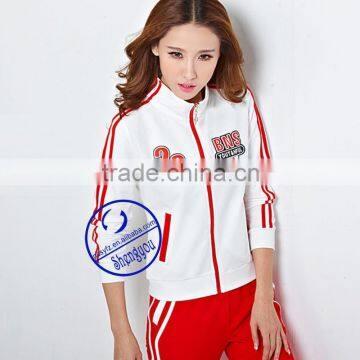 Custom High Quality Women's Printed Zipper-up Sweatshirt photo-3