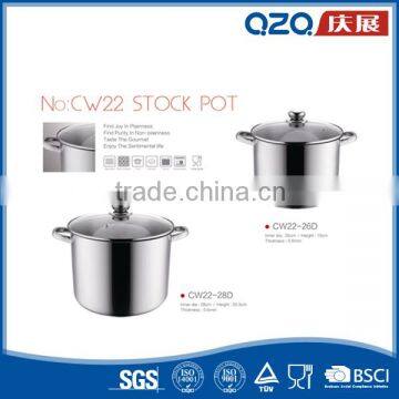 Strict Process Mirror Polishing Stainless Steel Kitchen Cookware Set Casserole photo-5