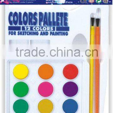 12 CT Water Color Cake Paint