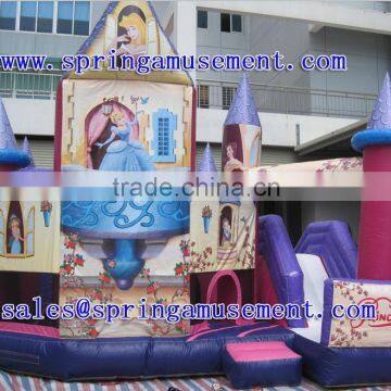 Best selling Princess inflatable combo bouncer and slide