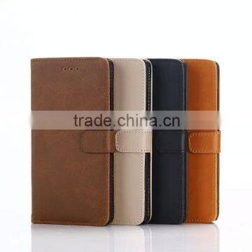 Most popular flip pattern wallet leather case for Blackberry LEAP with stand