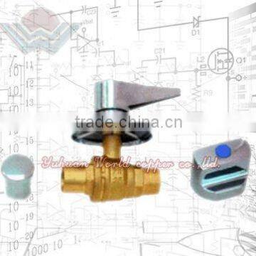 WD-2607 Standard Bore Built-In Brass ball valve FxF