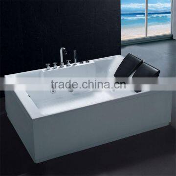 Q367 square corner acrylic massage bath sexy