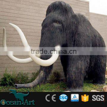 OA6048 Museum Life Size Artificial Animatronic Mammoth