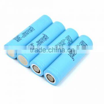 Hot sale ! Samsung bule INR18650- 25R 2500mAh 3.6V 20A Discharge Current Samsung25R Li-ion rechargeable battery