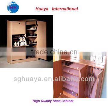 Melamine Chipboard KD design Wooden Shoe Cabinet