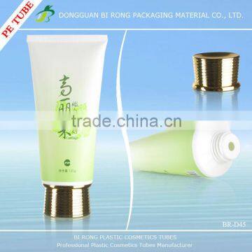 White Gradient Offset Print Plastic Cosmetic Packs/Tubes