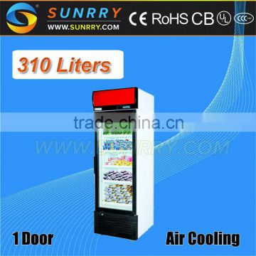 Wholesale Upright Beverage Freezer Glass Door One Door 310L (SY-BC730A SUNRRY)