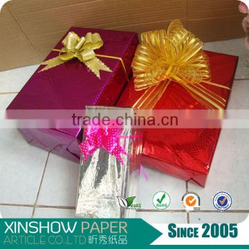 20micron Wrapping flower waterproof silver holographic film