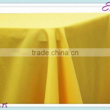 YHT#15 rectangle plain dyed polyester banquet wedding wholesale cheap table cloth linen overlay