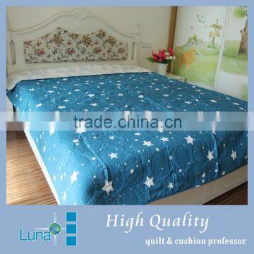 3d cotton or satin embroidered bedspread