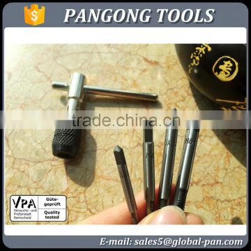 Threading tap set bsp tap set hand tap set Alloy steel / hss hand taps