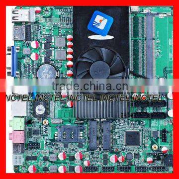 Slim ITX APU E450 motherboard integrated HD6320 MSATA WIFI HDMI