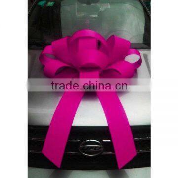 HOT SALE! 30 inch Hot Pink Giant Waterproof Car Bow, Wedding Car Bow