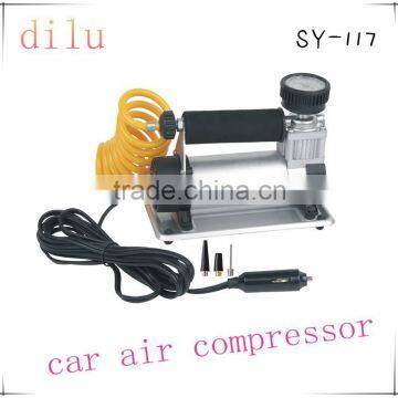 Silent DC 12V car air compressor,150 spi car air inflator,factory supply tire inflator